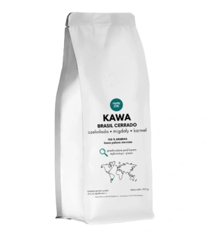 Kawa Brasil Cerrado Ziarno 1kg, Czysty Łyk